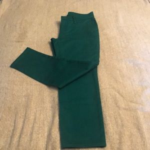 Talbots green slim ankle jeans 2P Never worn